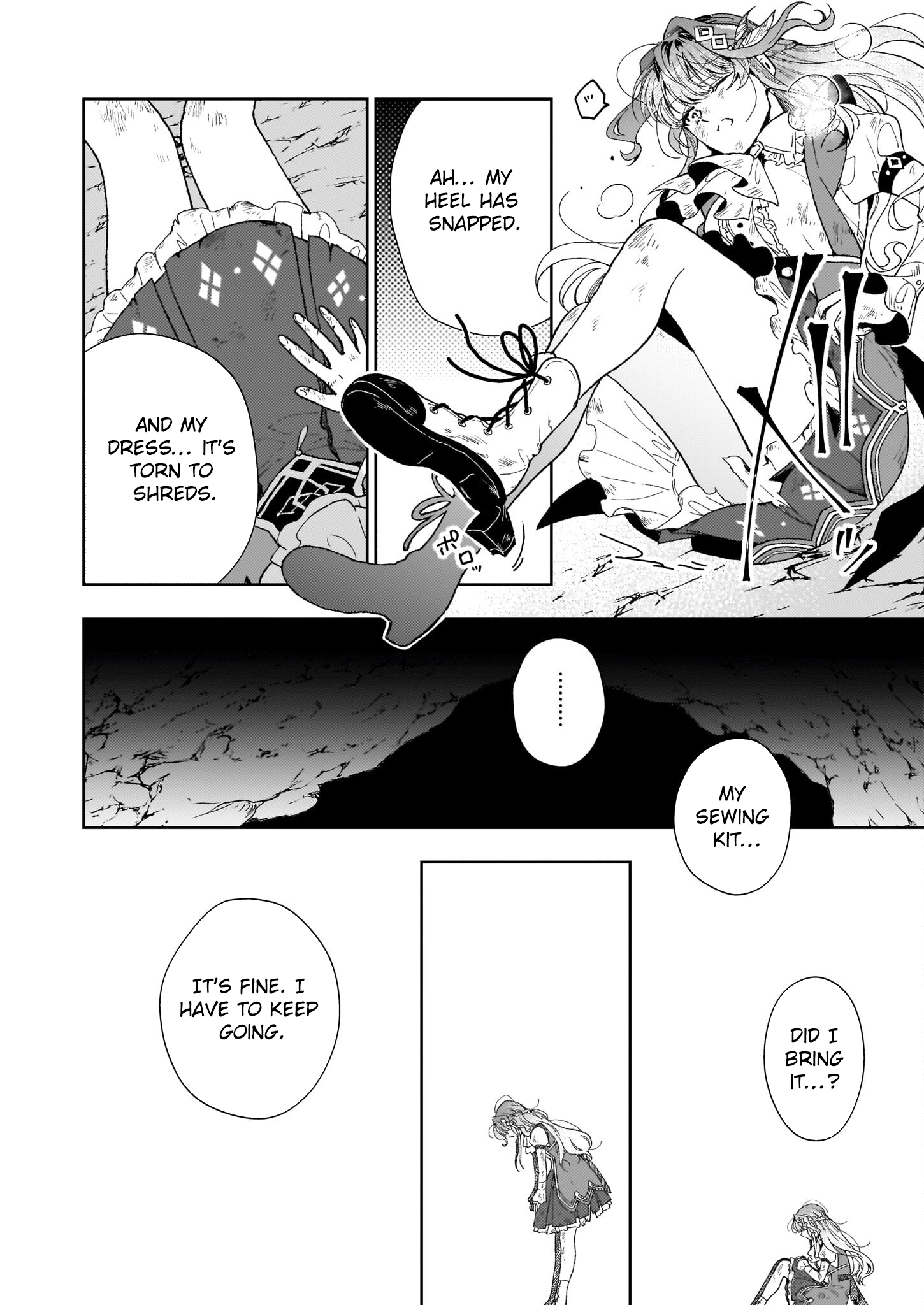 The Abandoned Sacrifice Feeds a Dark Dragon with Her “Delivery” Skill Chapter 2 Page 28